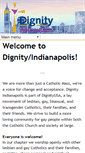 Mobile Screenshot of dignityindy.org