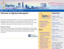 Tablet Screenshot of dignityindy.org